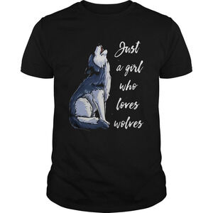 Just A Girl Who Loves Wolves Shirt